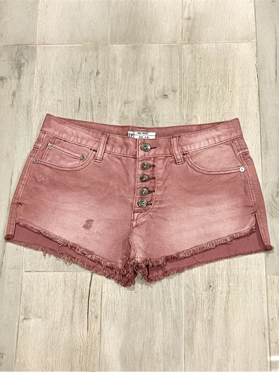 Free People Pants - Free People Denim Jean Ash Pink Shorts Size W 25